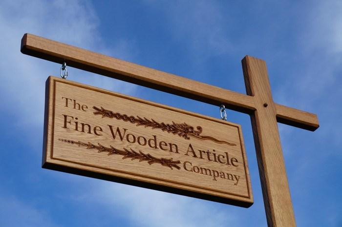 Carved Wooden House Signs