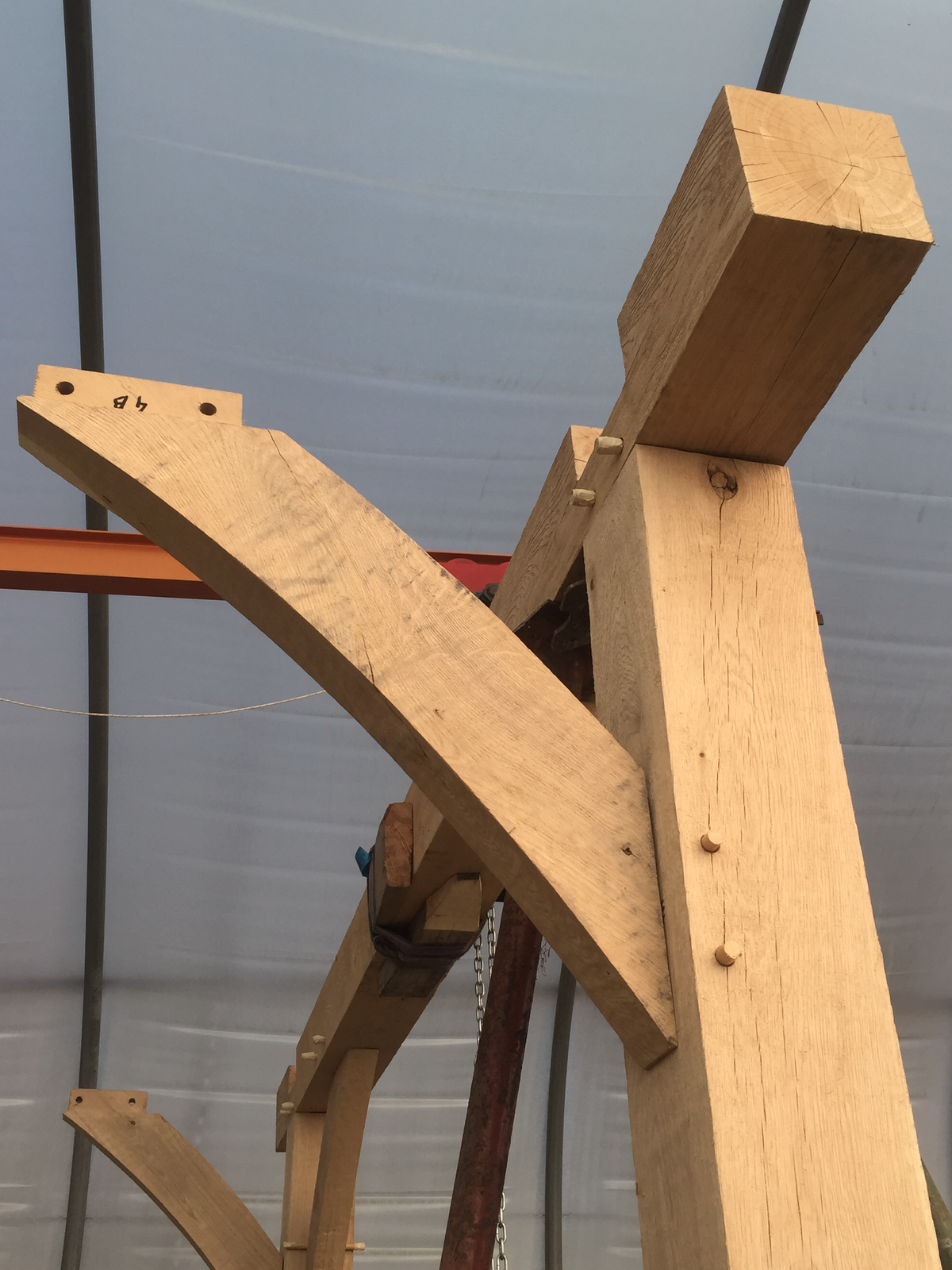 Design Build and Installation of an Oak Frame Pergola or Gazebo