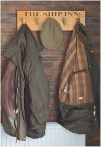 5 PEG Traditional Solid Oak Coat Peg Rail, wall-mounted, bespoke, engraved &amp; hand crafted from sustainable woods in our Gloucestershire workshop, UK. The Fine Wooden Article Company.