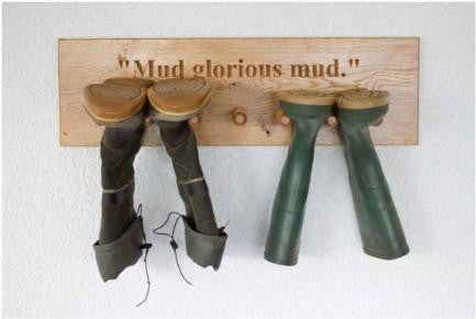 7 PEG Traditional Solid Oak Coat Boot Rack, wall-mounted, bespoke, engraved &amp; hand crafted from sustainable woods in our Gloucestershire workshop, UK. The Fine Wooden Article Company