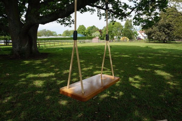 Contemporary Solid Oak Tree Swing Adult The Fine Wooden