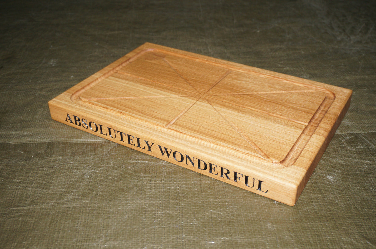 Sunday Roast Carving Board (With Juice Channels) 45cm x 30cm x 4cm