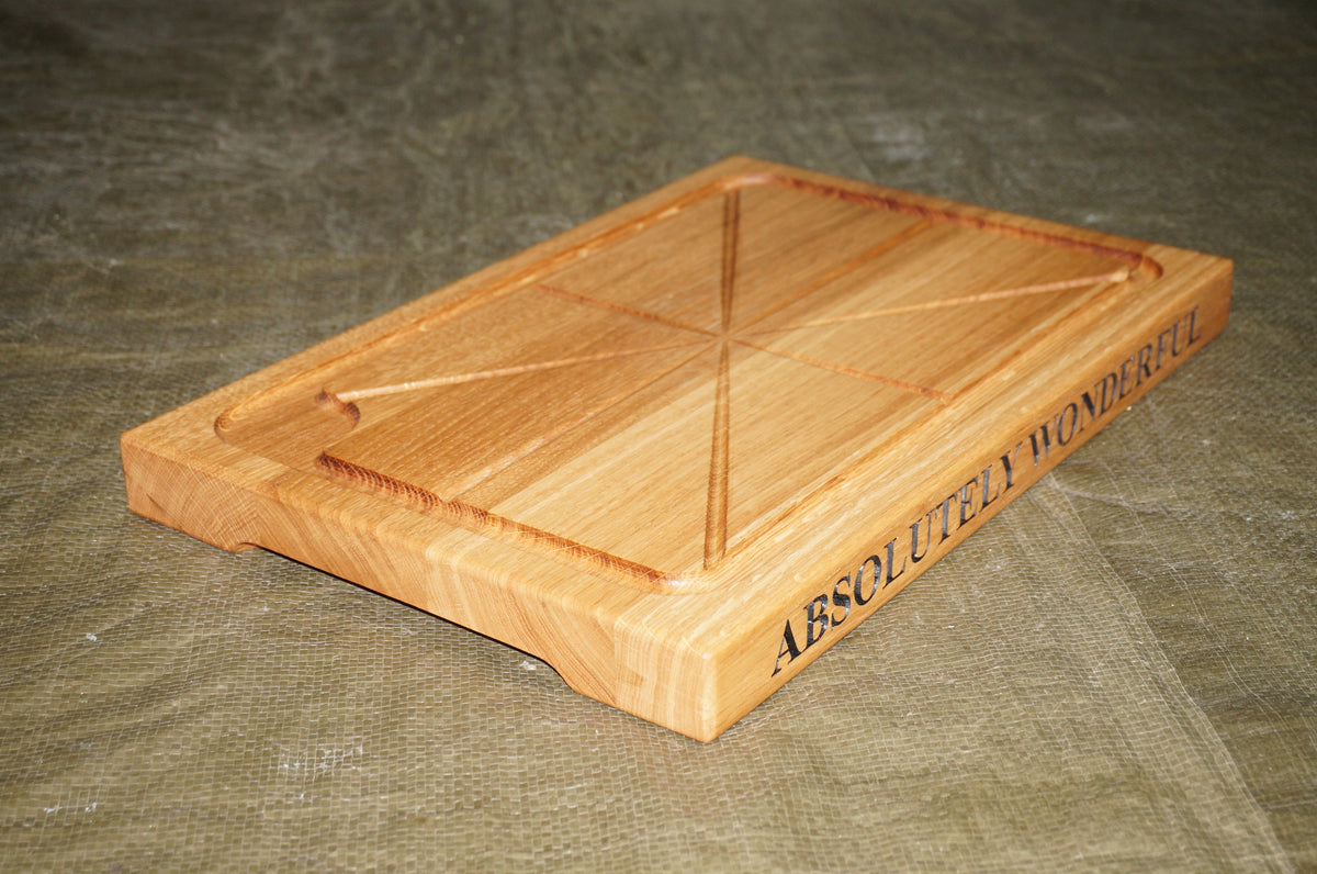 Sunday Roast Carving Board (With Juice Channels) 45cm x 30cm x 4cm