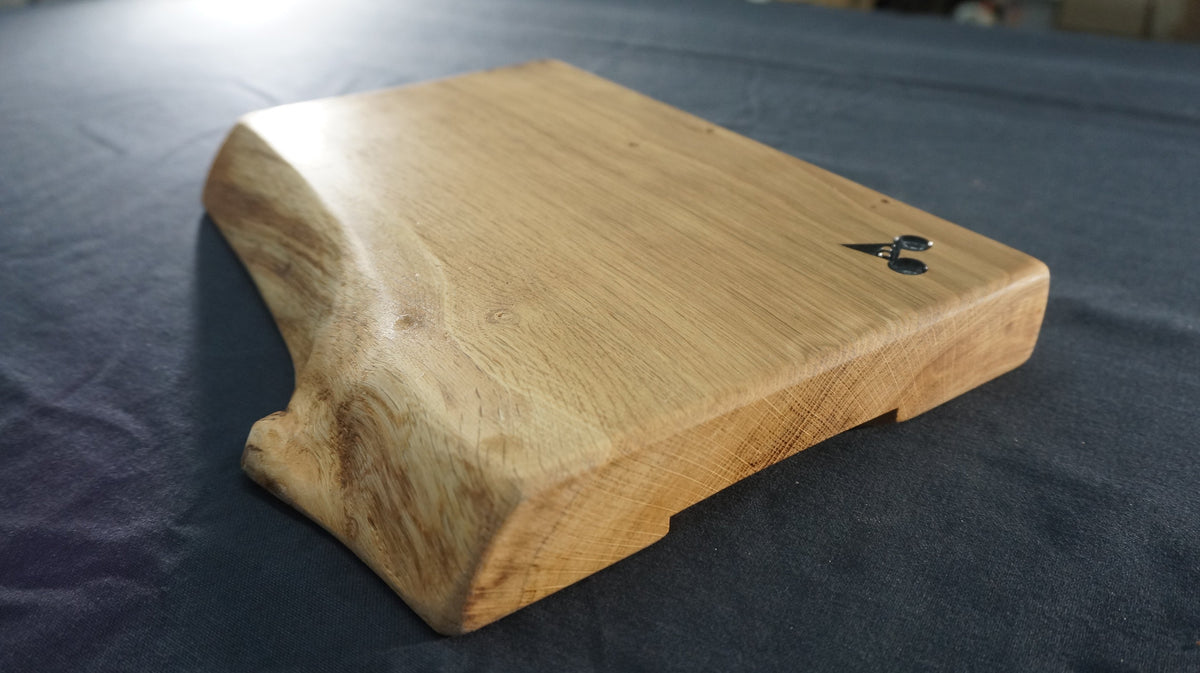 Oak or Ash Serving Platter. (The Hunky Chunk.) 35cm x 25cm x D 4cm