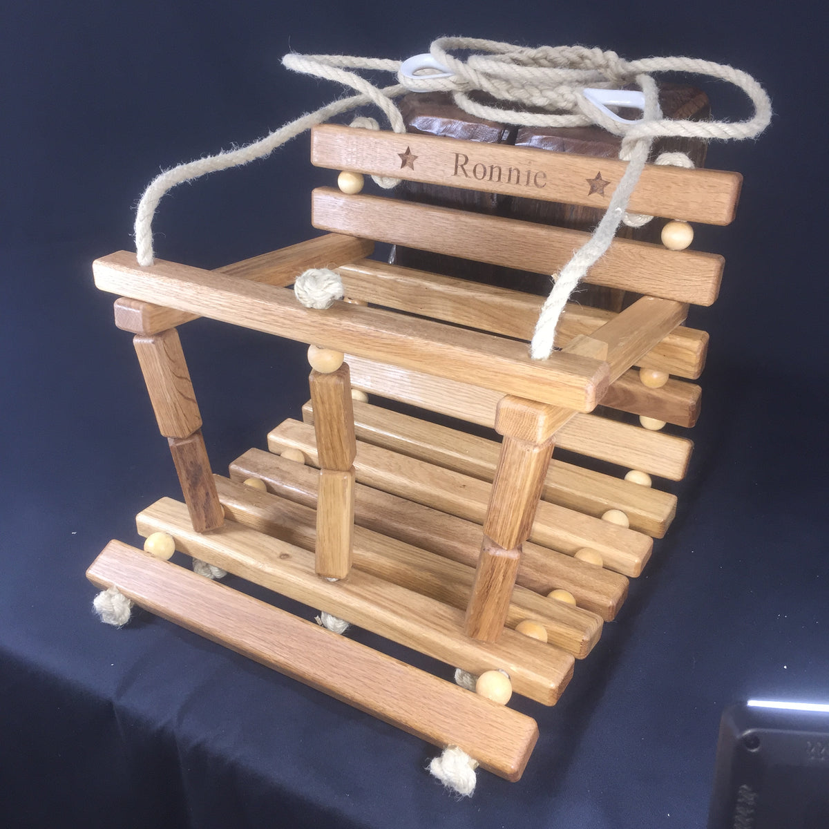 Toddler Tree Swing. ‘The Lily Swing’ Solid Oak Tree Swing - Toddler Safe