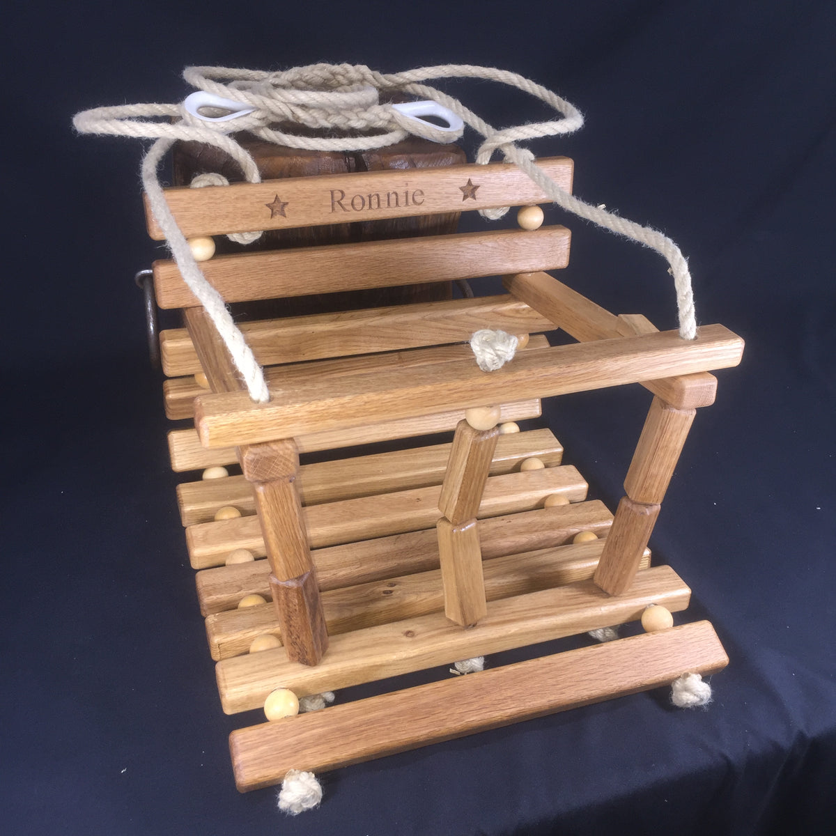 Toddler Tree Swing. ‘The Lily Swing’ Solid Oak Tree Swing - Toddler Safe