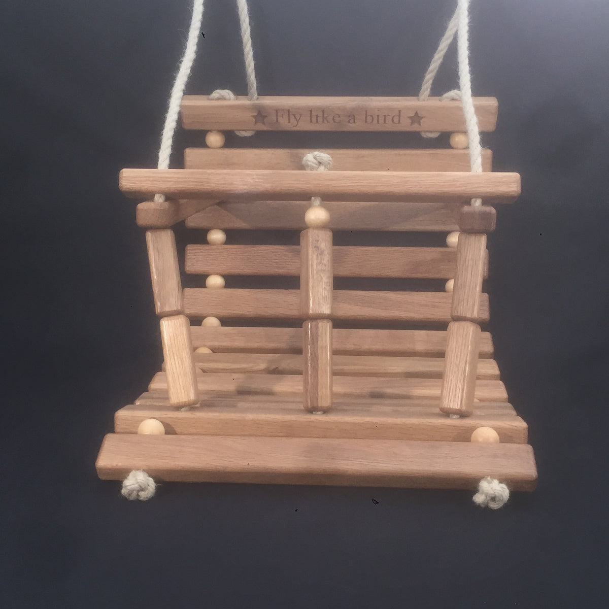 Toddler Tree Swing. ‘The Lily Swing’ Solid Oak Tree Swing - Toddler Safe