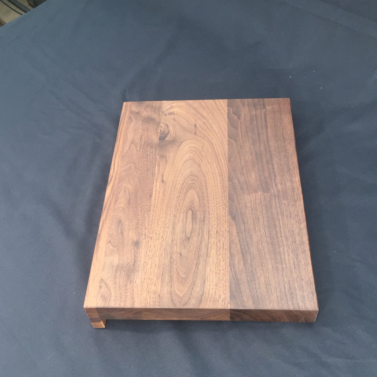 Hardwood Kitchen Board with Lip. 46cm x 4cm x 33cm