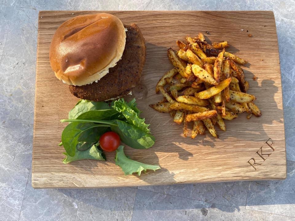 The Mini Chunk Oak personalised serving board for restaurants