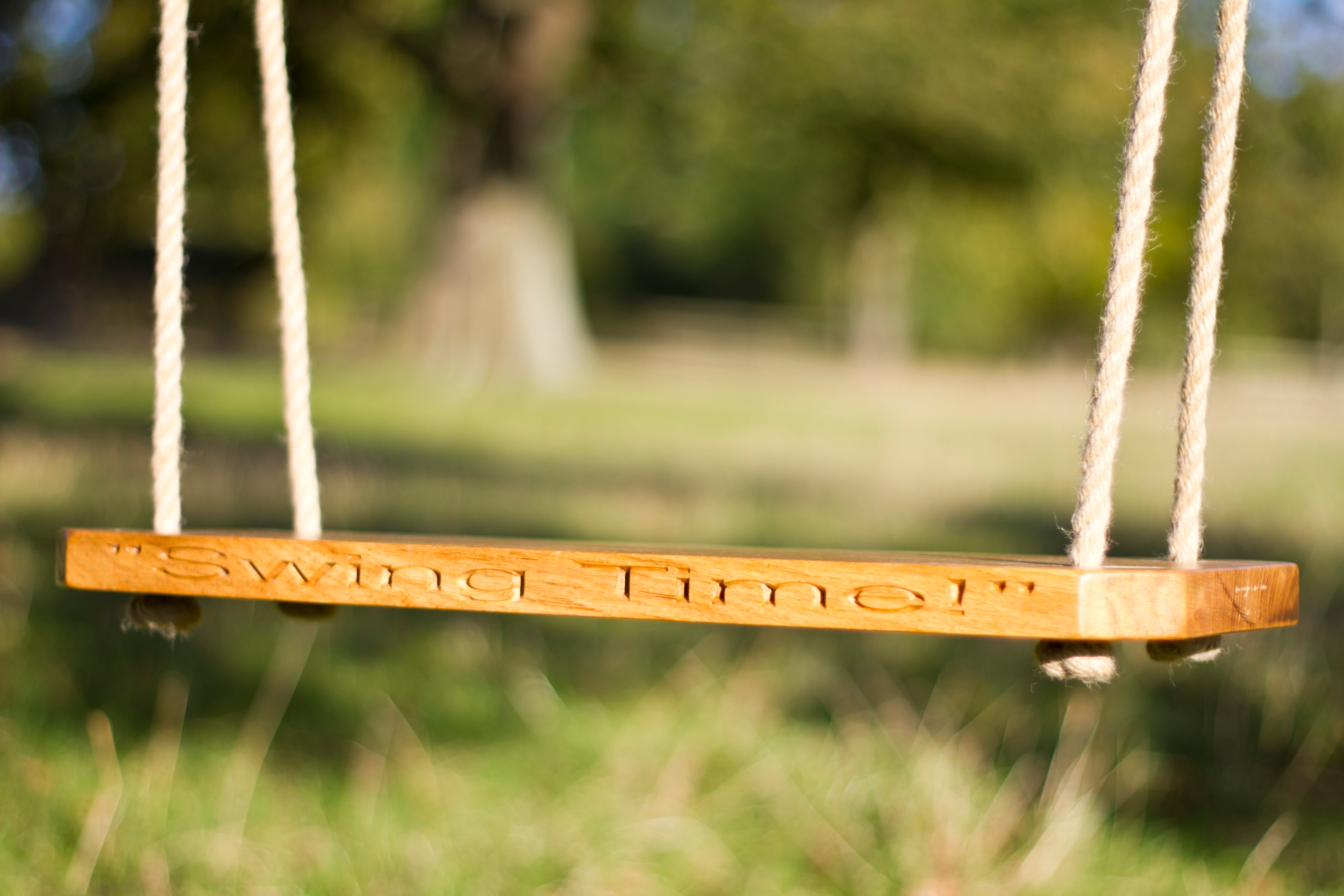 Traditional Solid Oak Tree Swing - Child - The Fine Wooden Article Company