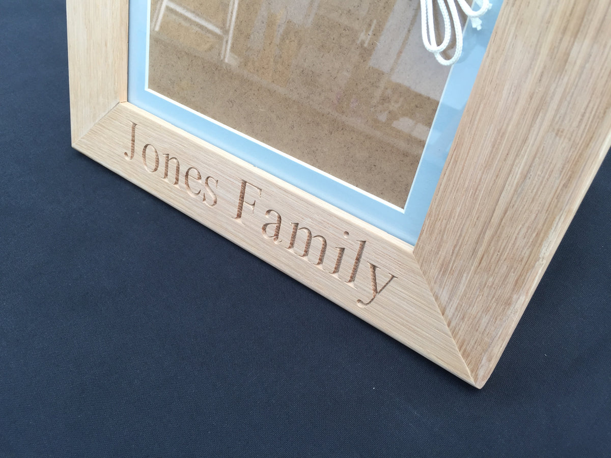 Solid Oak Picture Frame (8x6)