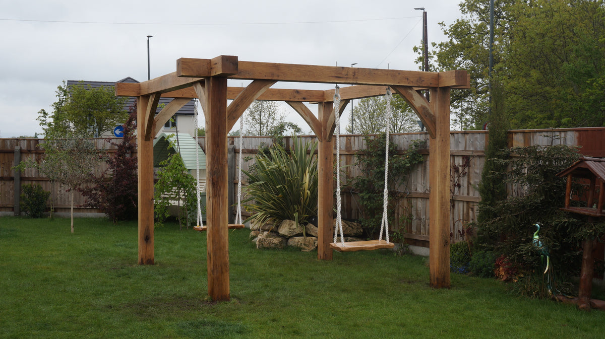 Design Build and Installation of an Oak Frame Pergola or Gazebo