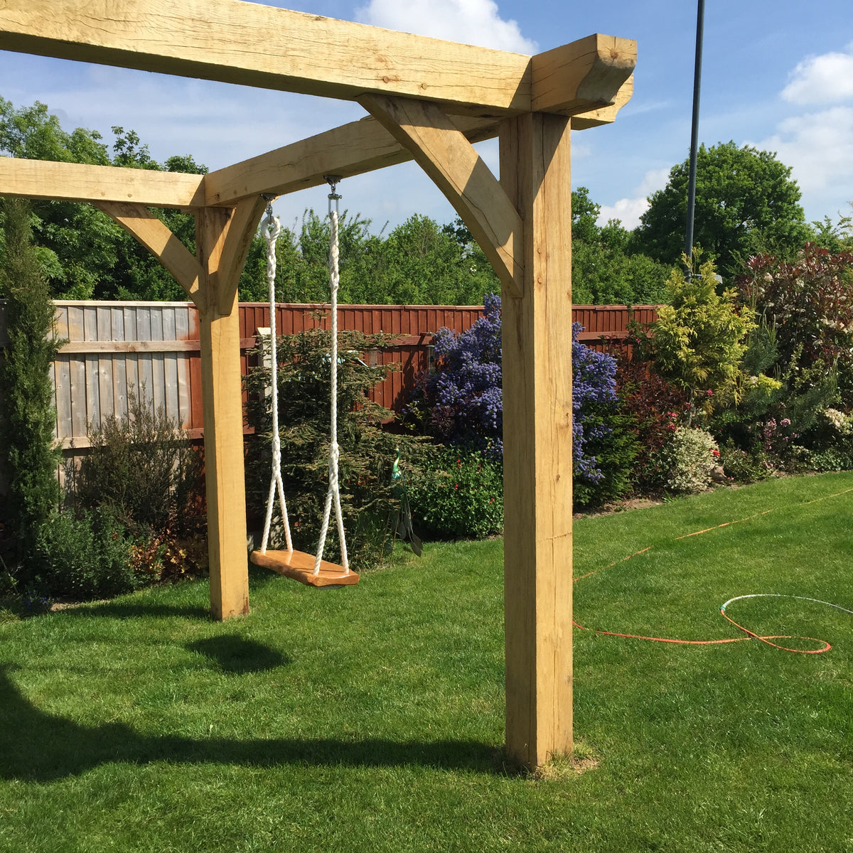 Design Build and Installation of an Oak Frame Gazebo or Pergola