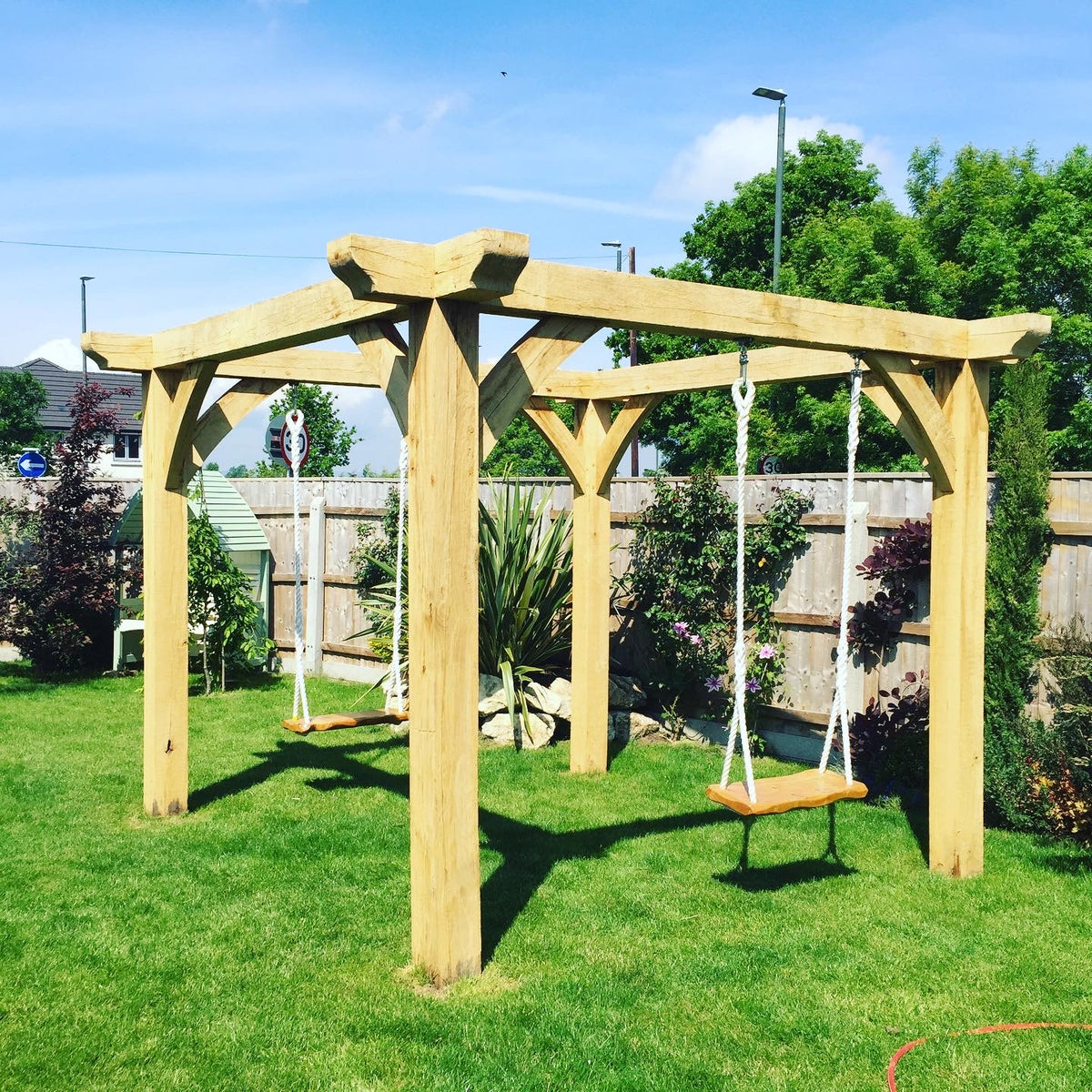 Design Build and Installation of an Oak Frame Gazebo or Pergola