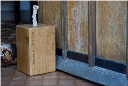 Solid Green Oak Doorstops finely engraved &amp; handcrafted from a variety of sustainably sourced &amp; reclaimed English woods in our Gloucestershire workshop, UK. The Fine Wooden Article Company. Large